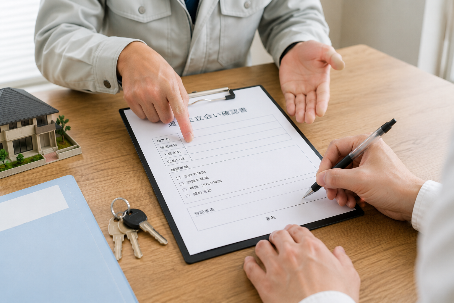 退去立会いでその場でサインしても大丈夫?確認しておきたいポイントを解説